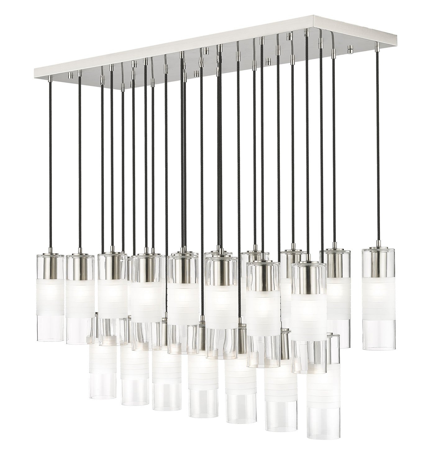 Z-Lite - 824P-23L-BN - 23 Light Linear Chandelier - Alton - Brushed Nickel