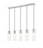 Z-Lite - 824P-5L-BN - Five Light Linear Chandelier - Alton - Brushed Nickel