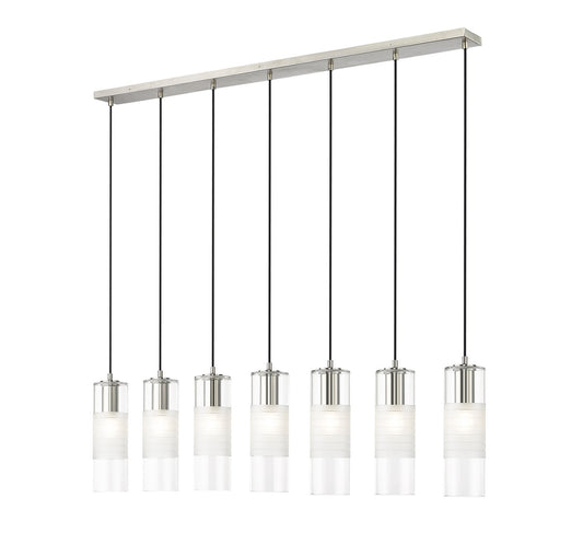 Z-Lite - 824P-7L-BN - Seven Light Linear Chandelier - Alton - Brushed Nickel