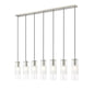 Z-Lite - 824P-7L-BN - Seven Light Linear Chandelier - Alton - Brushed Nickel