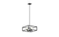 DVI Lighting - DVP28120EB-OP - Four Light Pendant - Sambre - Ebony With Opal Glass