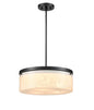DVI Lighting - DVP32105EB-MS - Three Light Pendant - Bessemer - Ebony