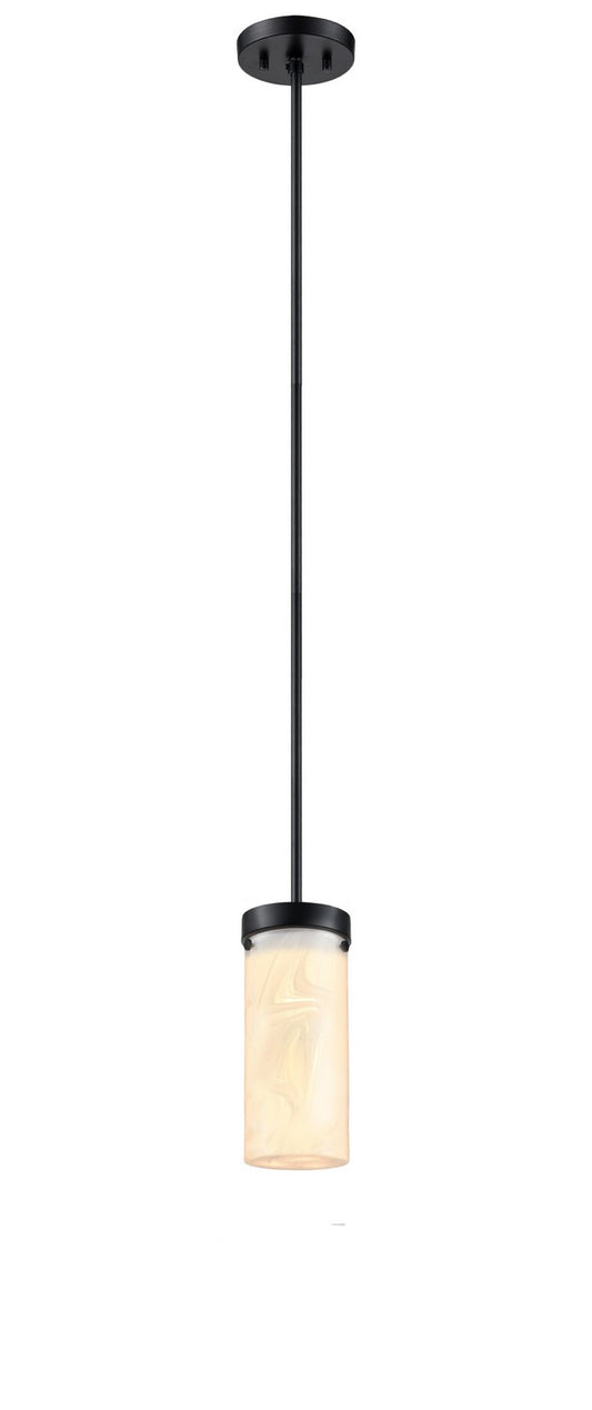 DVI Lighting - DVP32119EB-MS - One Light Mini-Pendant - Bessemer - Ebony