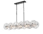 DVI Lighting - DVP36502EB-MS - Eight Light Linear Pendant - Carousel - Ebony