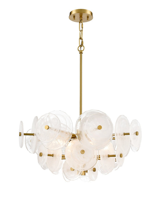 DVI Lighting - DVP36505BR-MS - Six Light Pendant - Carousel - Brass