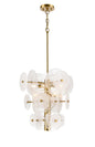 DVI Lighting - DVP36520BR-MS - Eight Light Pendant - Carousel - Brass