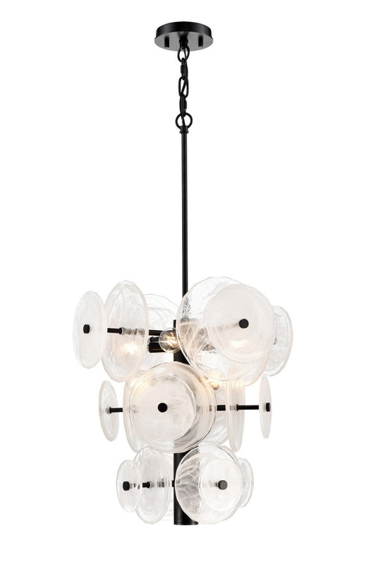 DVI Lighting - DVP36520EB-MS - Eight Light Pendant - Carousel - Ebony