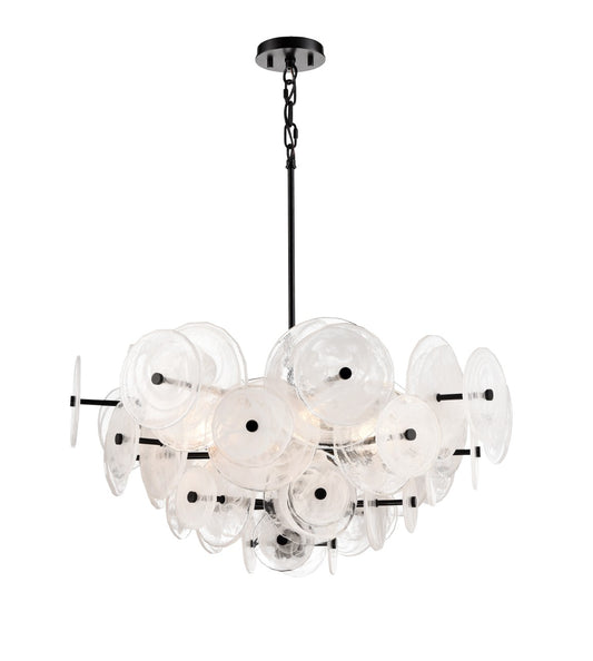 DVI Lighting - DVP36525EB-MS - Four Light Pendant - Carousel - Ebony