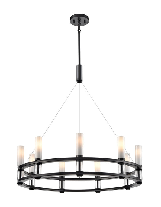 DVI Lighting - DVP37824EB-VICE - Nine Light Pendant - Cardinal - Ebony