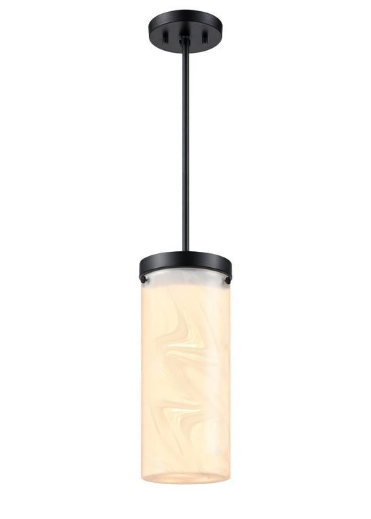 DVI Lighting - DVP32110EB-MS - One Light Pendant - Bessemer - Ebony