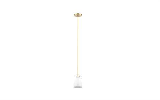 DVI Lighting - DVP47021BR-TO - One Light Pendant - Emma - Brass With True Opal Glass
