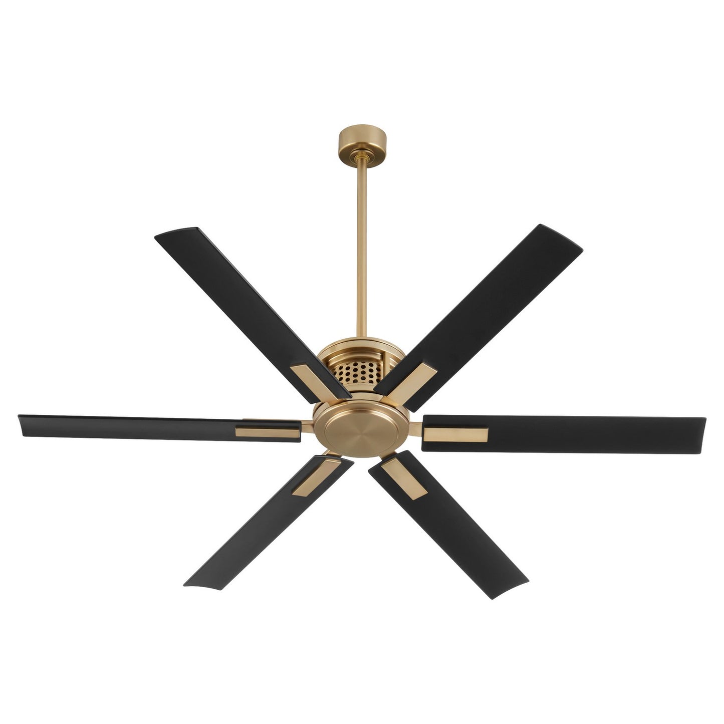 Quorum - 10656-80 - 65" Patio Fan - Zeus - Aged Brass