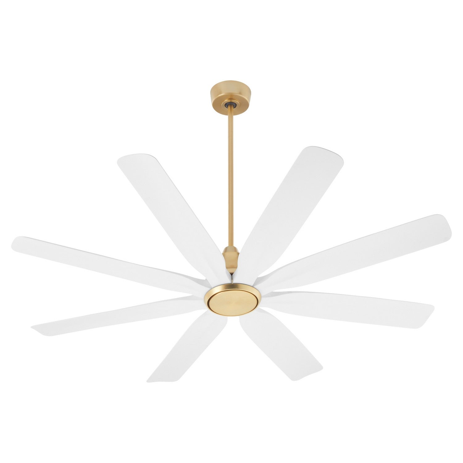 Quorum - 33608-80 - 60" Patio Fan - Rosales - Aged Brass
