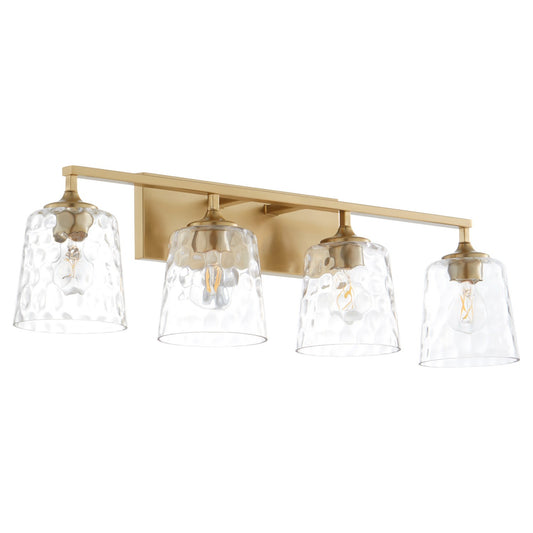 Quorum - 5005-4-180 - Four Light Vanity - Eldorado - Aged Brass