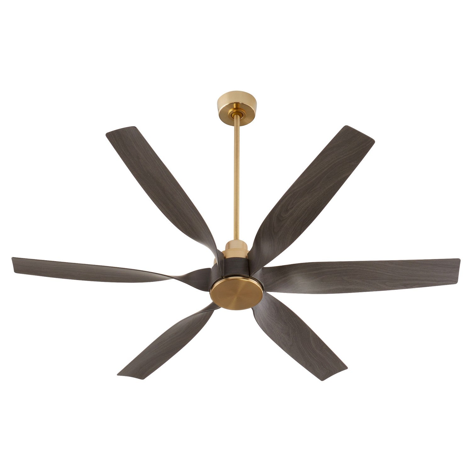 Quorum - 55606-80 - 60" Patio Fan - Kimbo - Aged Brass