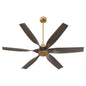 Quorum - 55606-80 - 60" Patio Fan - Kimbo - Aged Brass