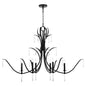 Quorum - 620-6-59 - Six Light Chandelier - Majesty - Matte Black