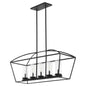 Quorum - 71-5-59 - Five Light Linear Chandelier - Odeon - Matte Black