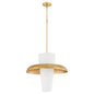 Quorum - 8227-16-80 - One Light Pendant - Mallory - Aged Brass