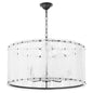 Quorum - 8575-8-59 - Eight Light Pendant - Prestige - Matte Black