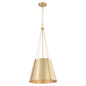 Quorum - 862-1-80 - One Light Pendant - Denise - Aged Brass