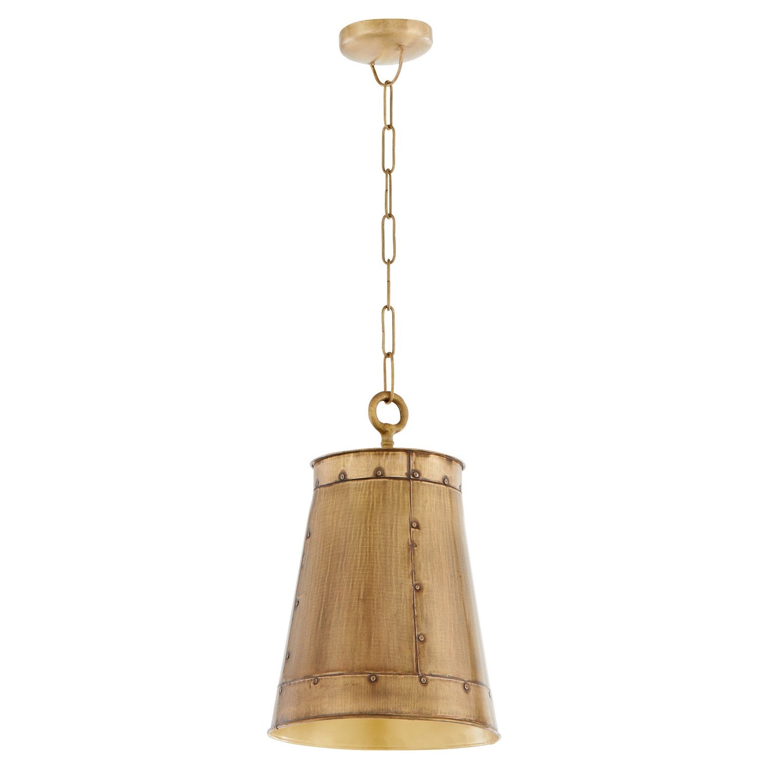 Quorum - 87-1-75 - One Light Pendant - Artisan - Artisan Brass