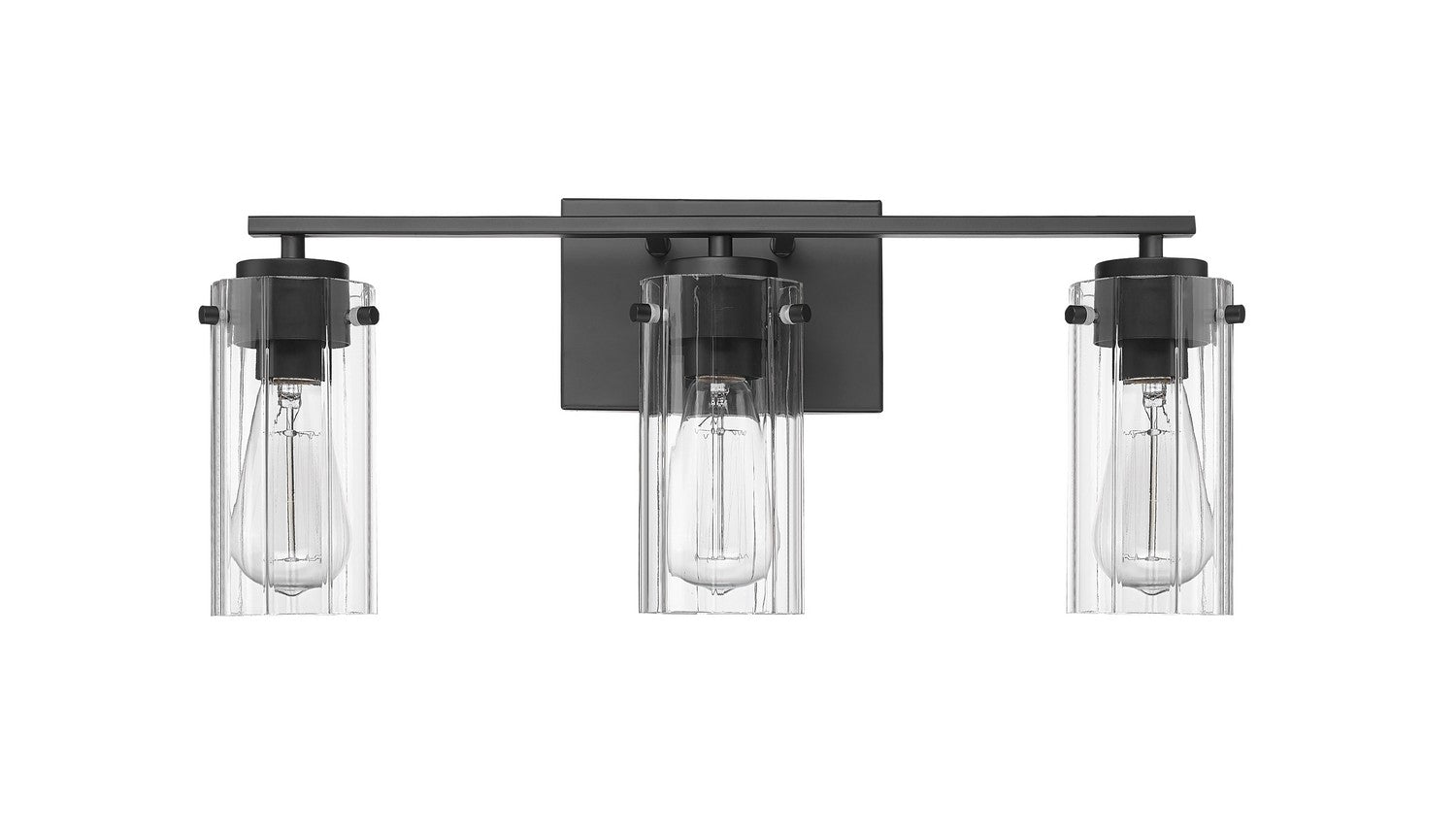 Millennium - 10303-MB - Three Light Vanity - Serena - Matte Black