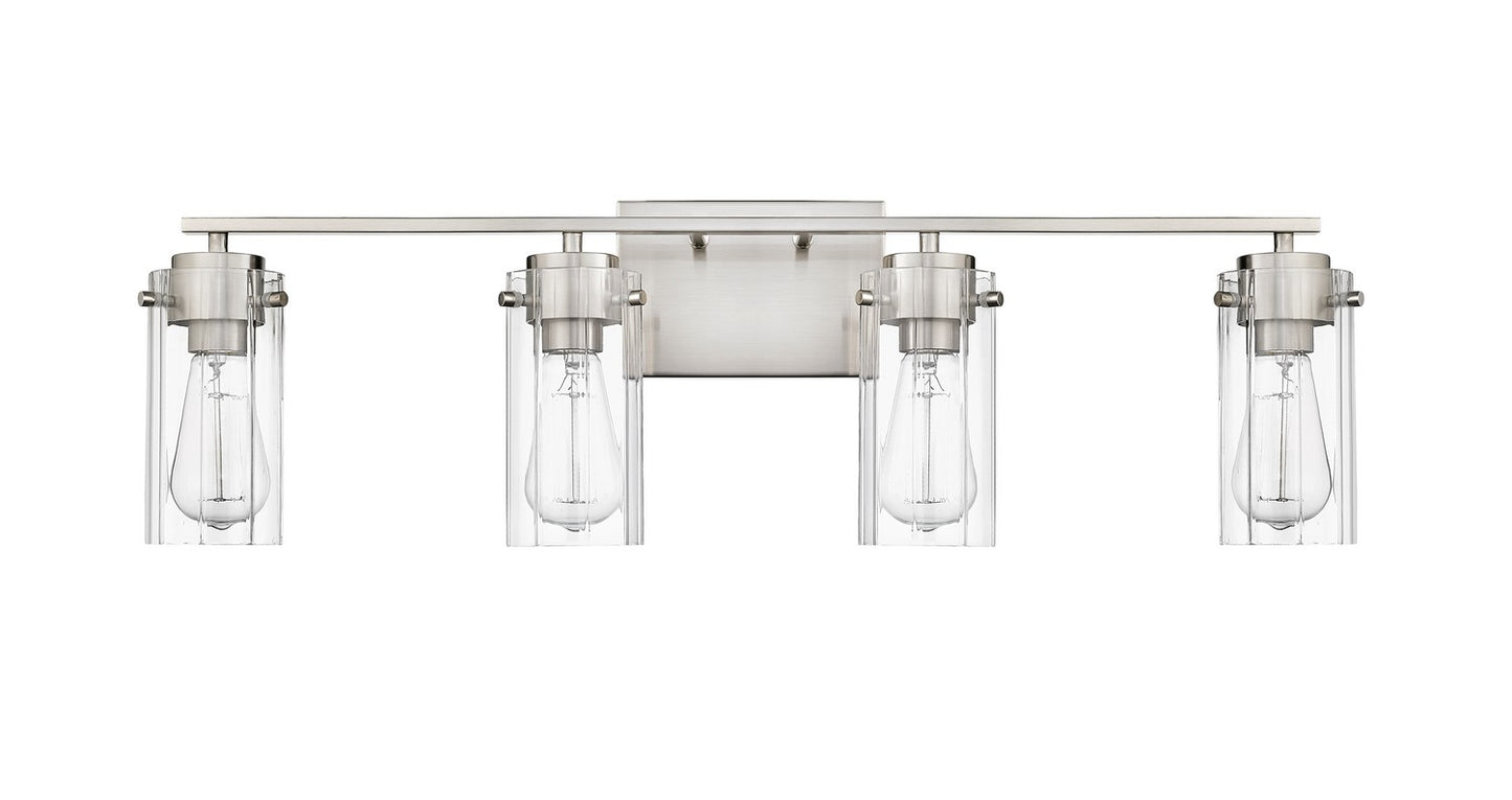 Millennium - 10304-BN - Four Light Vanity - Serena - Brushed Nickel