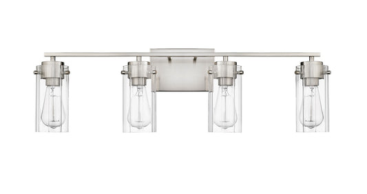 Millennium - 10304-BN - Four Light Vanity - Serena - Brushed Nickel