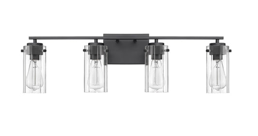 Millennium - 10304-MB - Four Light Vanity - Serena - Matte Black