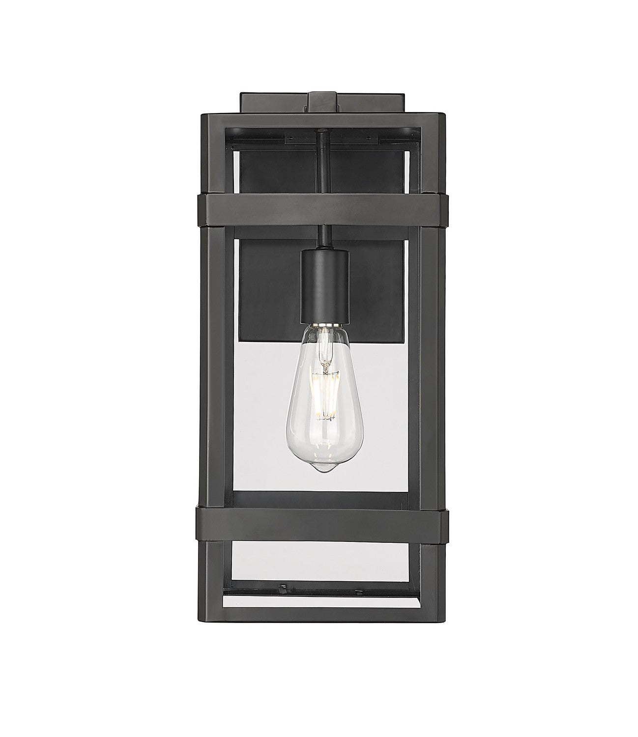 Millennium - 10711-PBK - One Light Outdoor Wall Sconce - Payton - Powder Coated Black