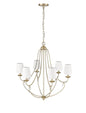 Millennium - 12106-MG - Six Light Chandelier - Eisley - Modern Gold