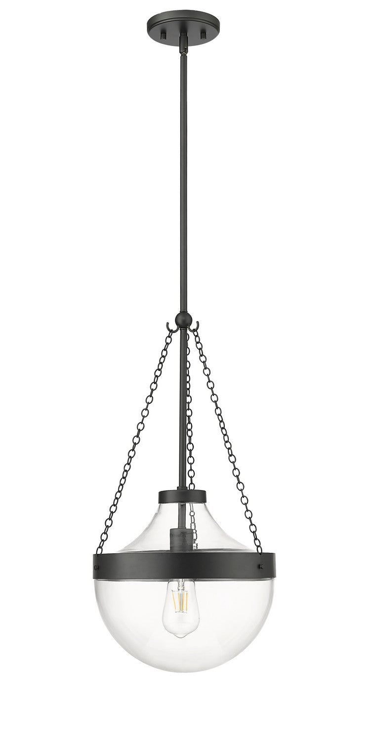 Millennium - 20101-MB - One Light Pendant - Clarra - Matte Black