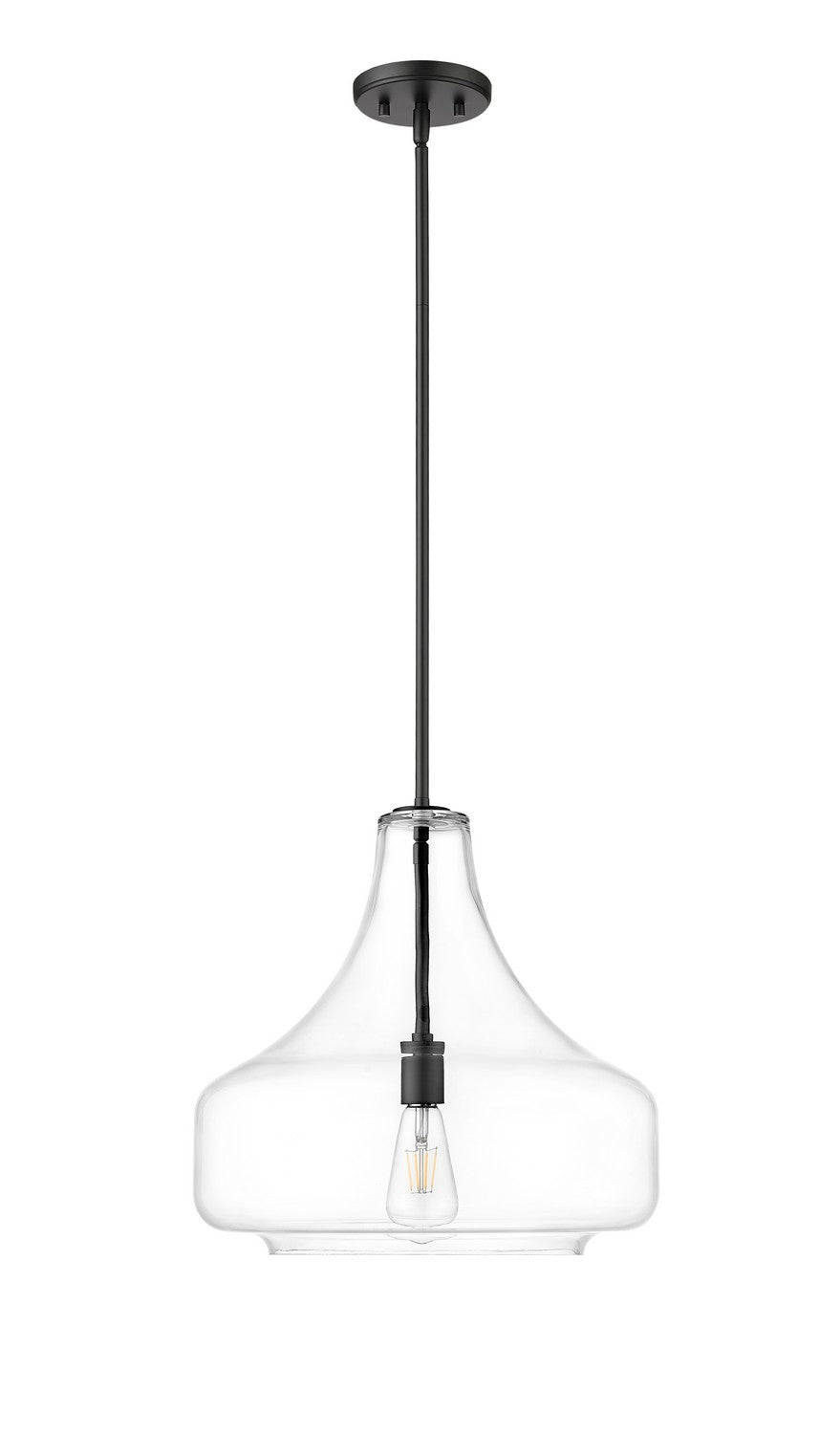 Millennium - 20301-MB - One Light Pendant - Madelynn - Matte Black