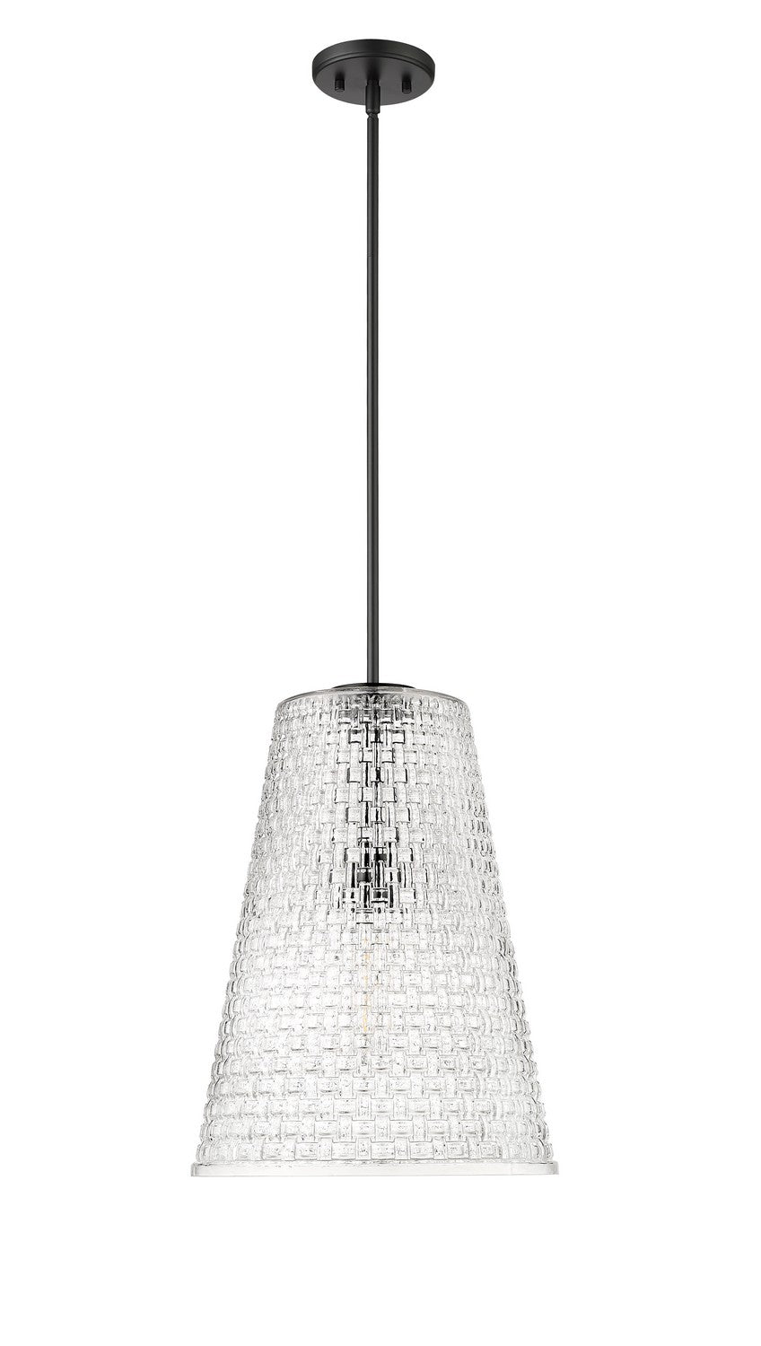 Millennium - 20701-MB - One Light Pendant - Saben - Matte Black