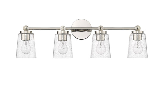 Millennium - 22004-PN - Four Light Vanity - Lauryn - Polished Nickel