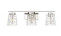 Millennium - 22103-PN - Three Light Vanity - Saben - Polished Nickel