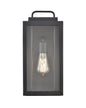 Millennium - 260001-TBK - One Light Outdoor Wall Sconce - Gallatin - Textured Black