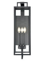 Millennium - 280003-TBK - Three Light Outdoor Wall Sconce - Lamont - Textured Black