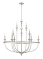 Millennium - 28012-BN - 12 Light Chandelier - Emery - Brushed Nickel