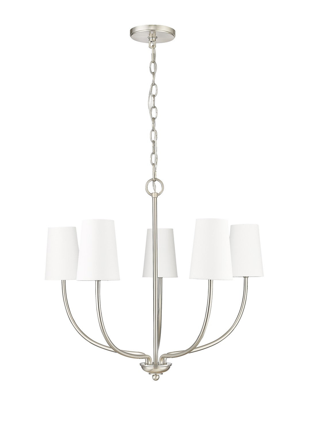 Millennium - 29905-BN - Five Light Chandelier - Kandor - Brushed Nickel