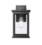 Millennium - 4102-PBK - One Light Outdoor Wall Sconce - Bowton II - Powder Coated Black