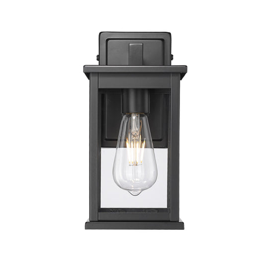 Millennium - 4112-PBK - One Light Outdoor Wall Sconce - Bowton II - Powder Coated Black