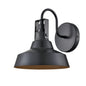 Millennium - 71001-PBK - One Light Outdoor Wall Sconce - Axell - Powder Coated Black