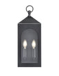 Millennium - 7802-PBK - Two Light Outdoor Wall Sconce - Bratton - Powder Coated Black