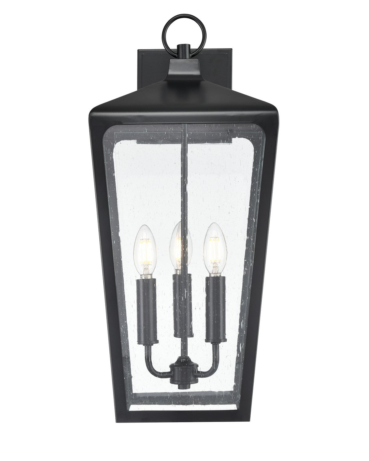 Millennium - 7923-PBK - Three Light Outdoor Wall Sconce - Brooks - Powder Coated Black