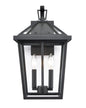 Millennium - 92202-TBK - Two Light Outdoor Wall Sconce - Mensun - Textured Black