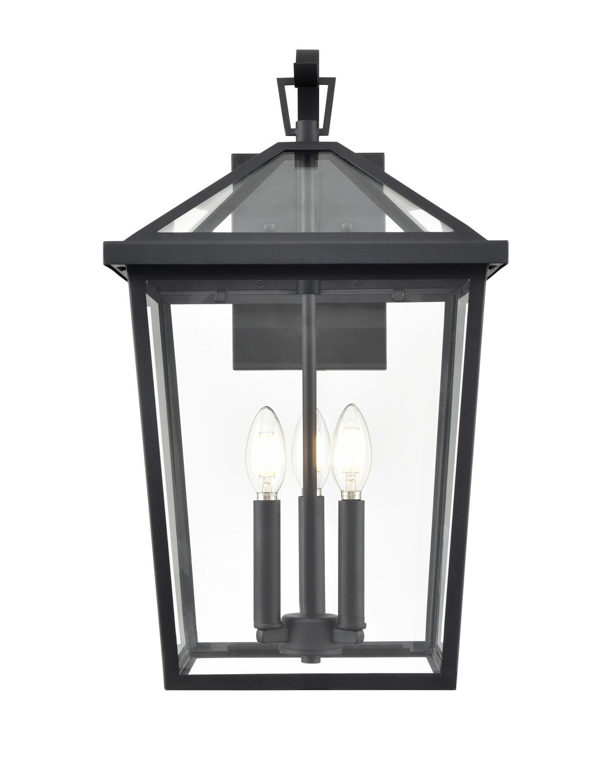 Millennium - 92303-TBK - Three Light Outdoor Wall Sconce - Mensun - Textured Black