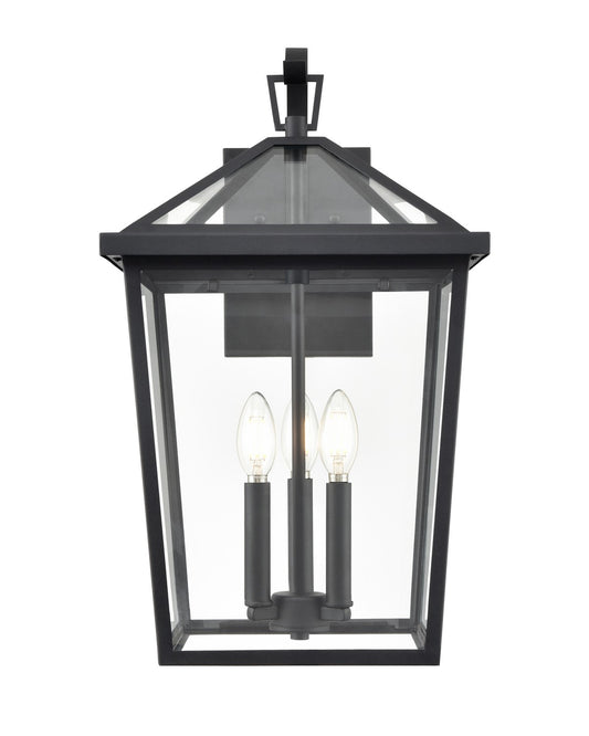 Millennium - 92303-TBK - Three Light Outdoor Wall Sconce - Mensun - Textured Black