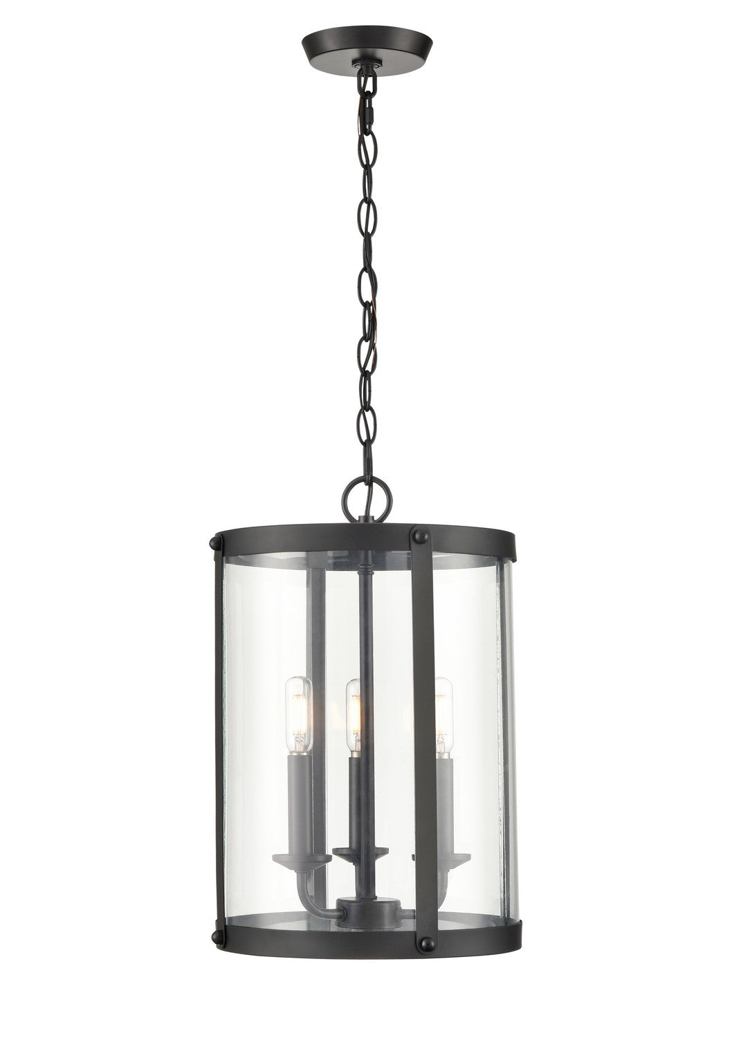 Millennium - 94003-MB - Three Light Pendant - Aydenn - Matte Black